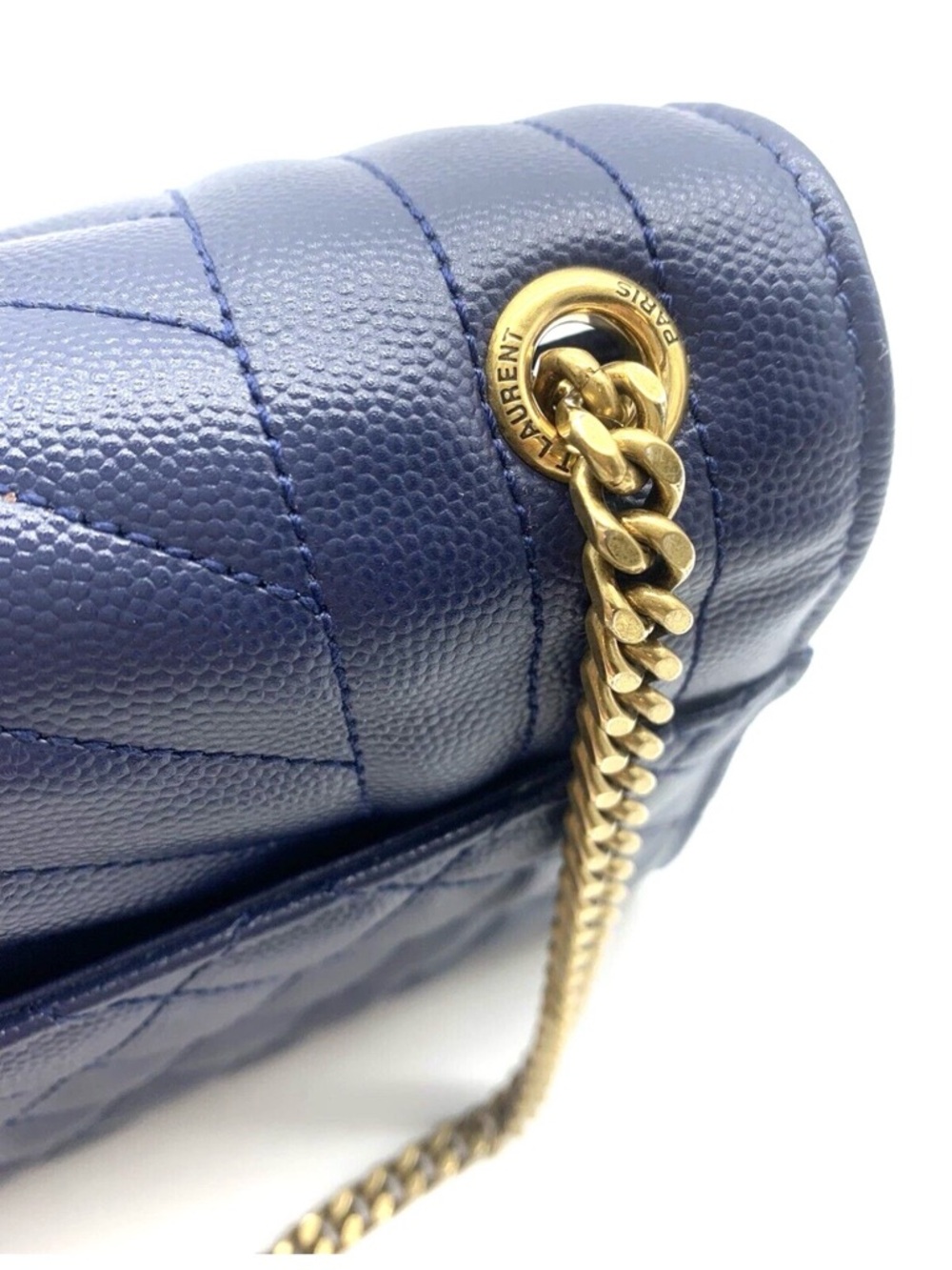 Saint Laurent Small Monogramme Matelassé Quilted Calfskin Shoulder Bag - Picture 10 of 13